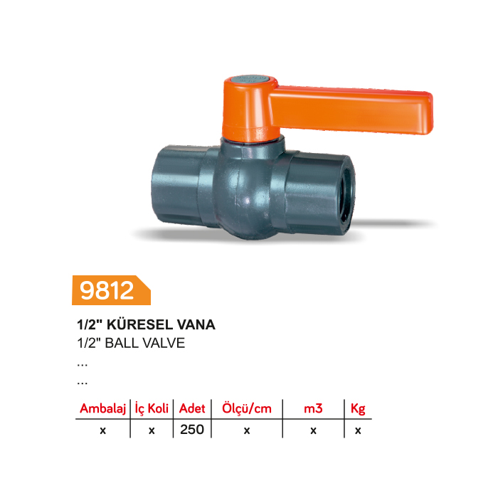 SAYIM 9812 1/2" KÜRESEL VANA